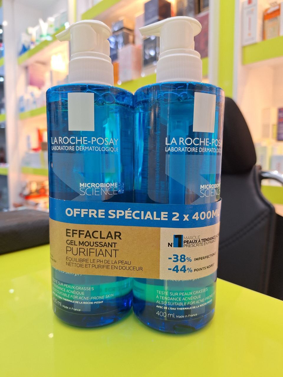  ژل شستشوی لاروش پوزای مدل میکروبیوم ساینس ۴۰۰ میل 