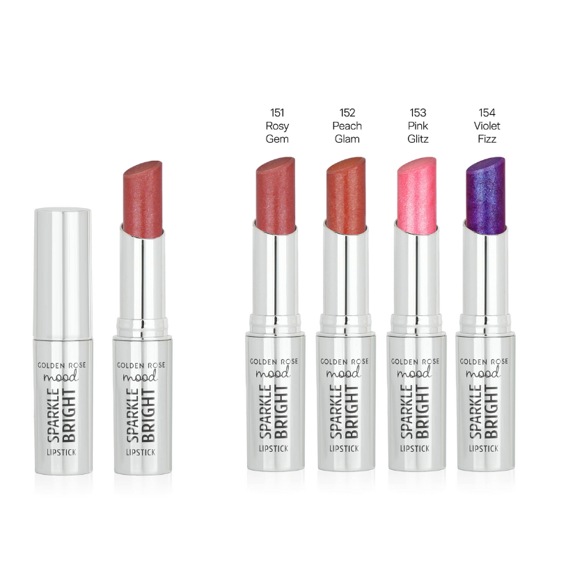 رژ لب جامد اسپاركل برايت مود گلدن رز شماره 151