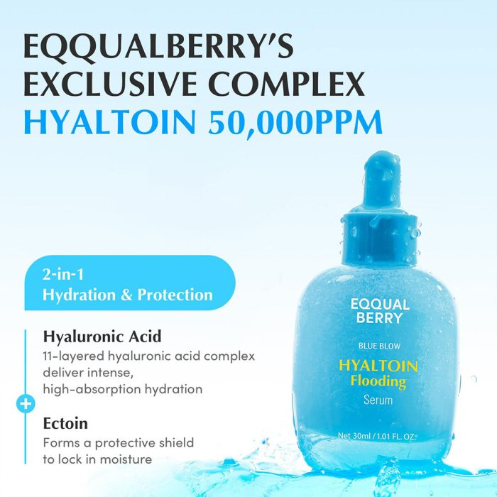 سرم آبرسان و تسکین دهنده هیالتوئین اکوال بری EQQUALBERRY Hyaltoin Flooding Serum
