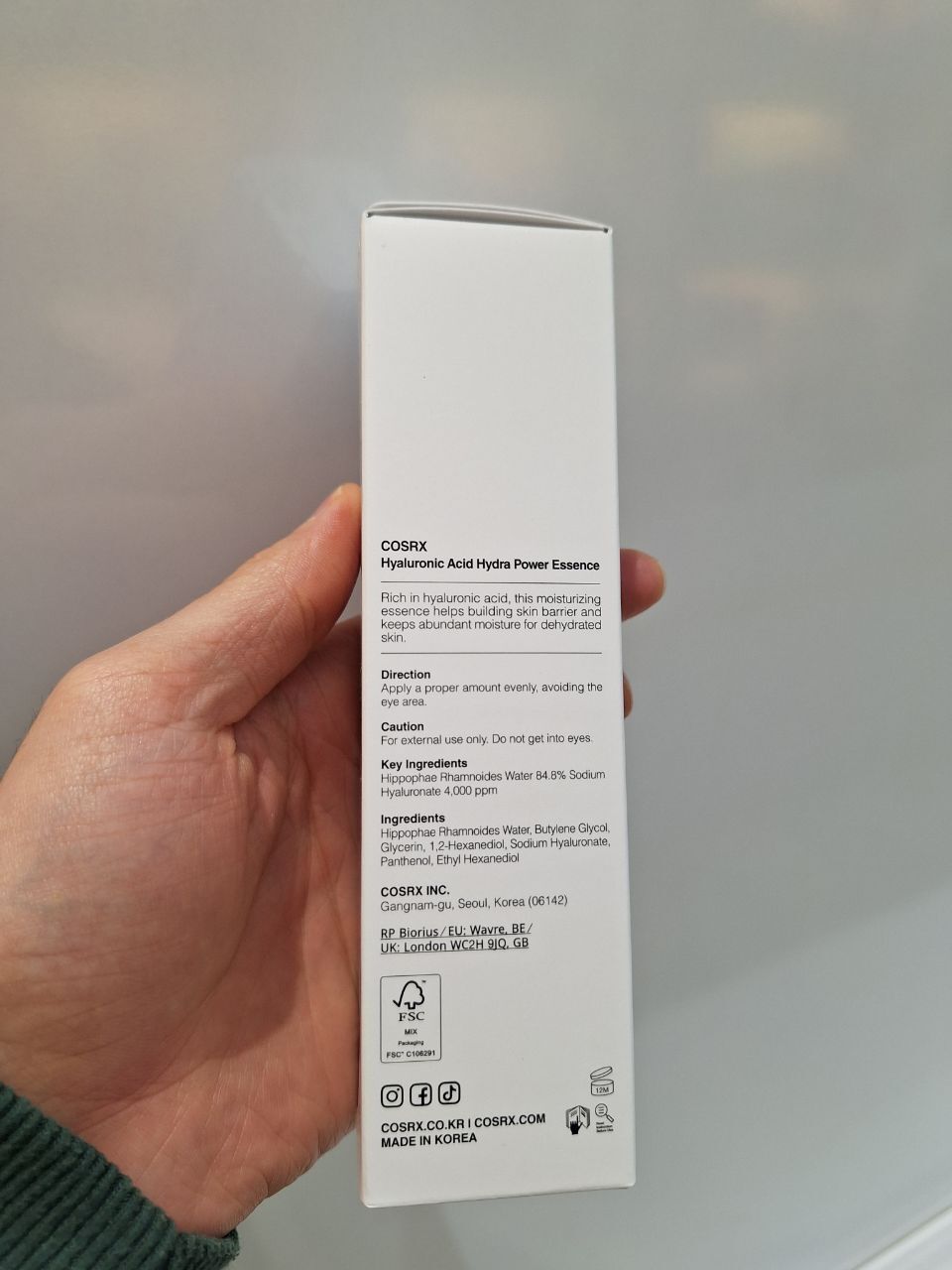 COSRX Hyaluronic Acid Hydra Power Essence اسنس هیالورونیک اسید کوزارکس حجم 100 میل