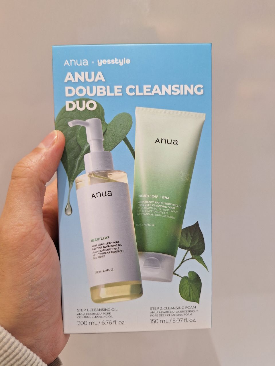  پک شوینده روغنی و فوم هارتلیف آنوا Anua YesStyle Exclusive Double Cleansing Duo Set 