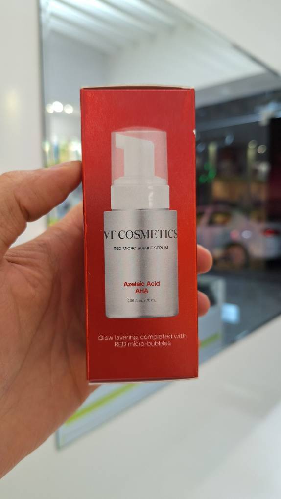  سرم میکرو بابل آزلایک اسید و AHA وی تی VT AZ AHA Red Micro Bubble Serum 