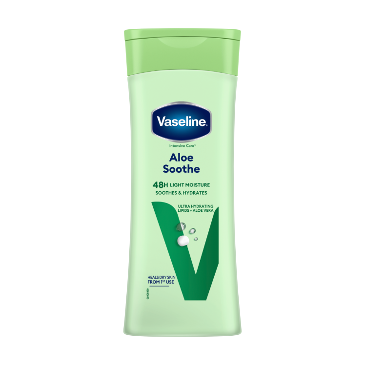لوسیون بدن وازلین مدلآلوئه سوث Vaseline Advanced Repair | حجم 200 میل