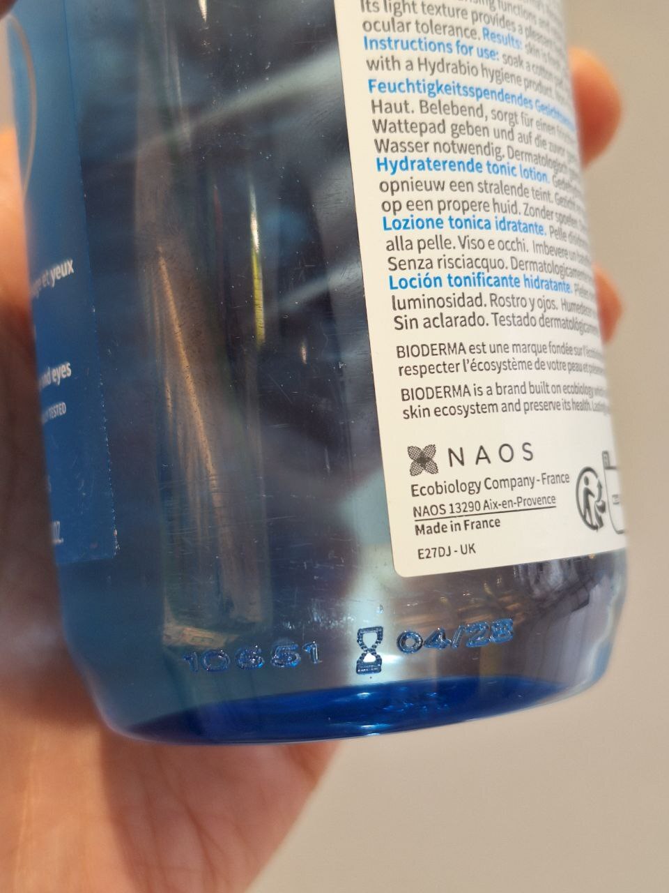  تونرآبرسان بایودرما Bioderma Hydrabio Tonique 