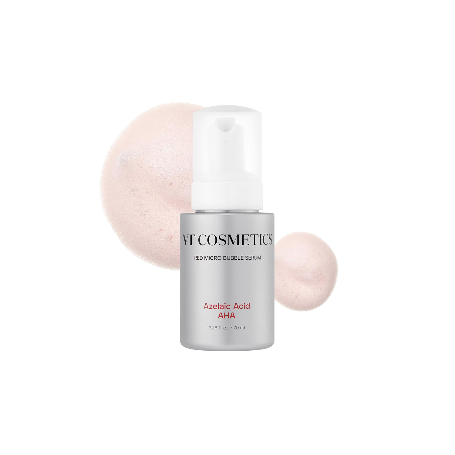 سرم میکرو بابل آزلایک اسید و AHA وی تی VT AZ AHA Red Micro Bubble Serum 