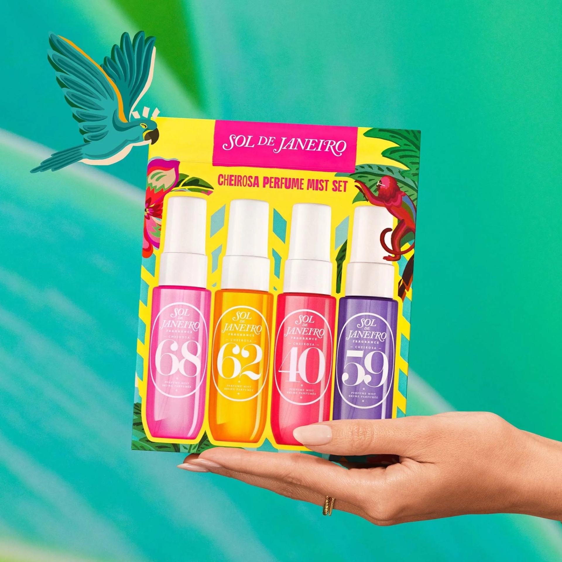  ست بادی‌میست‌های برند سول د ژانیرو (Sol de Janeiro) مدل Cheirosa Perfume Mist Set 