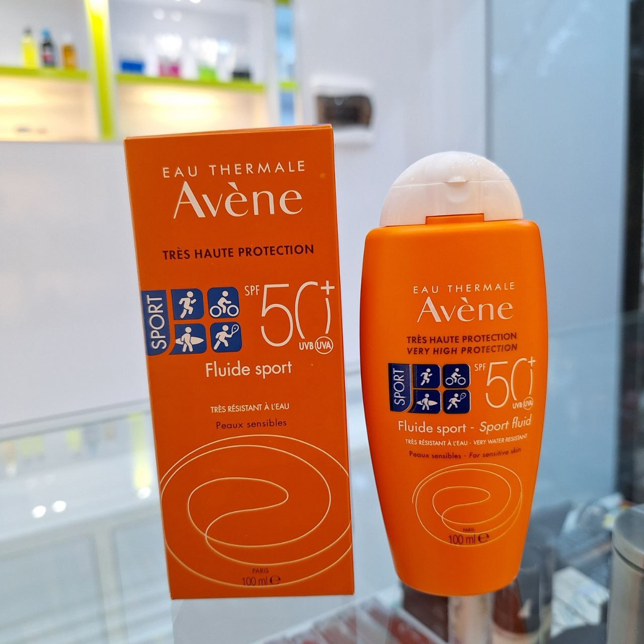  کرم ضد آفتاب مدل فلوئید اسپرت حجم 100 میل اون Avene Fluid Sport 50 Plus 