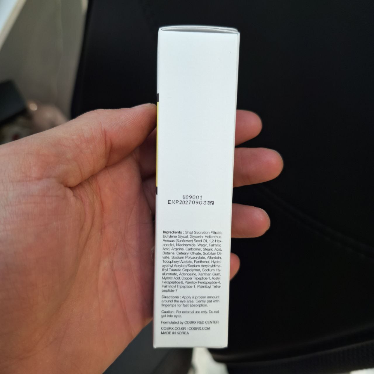  دور چشم پیشرفته حلزون کوزارکسCOSRX Advanced Snail Peptide Eye Cream 