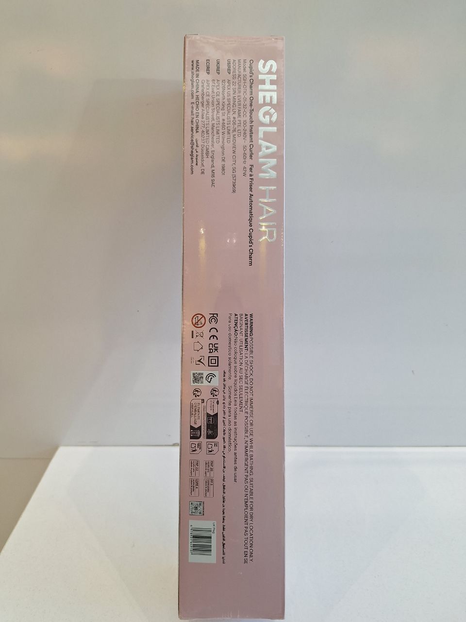 فرکننده جادویی شیگلم طرح جدید صورتی _ کرلی طرح جدید شیگلم فر کننده مو فوری شیگلم-صورتی (کرلی) مدل Cupid’s Charm One-touc