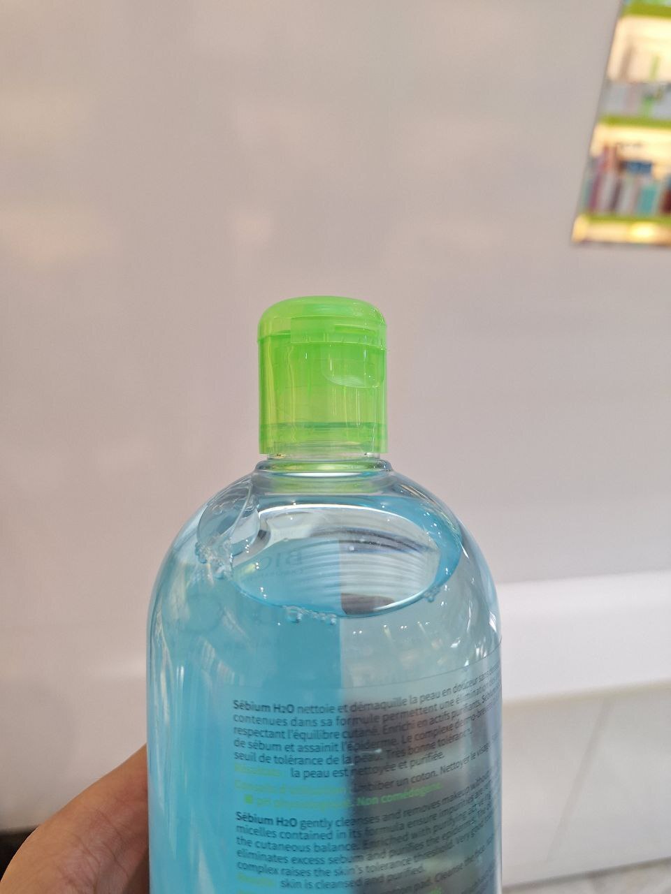  میسلار واتر پوست چرب و مختلط Sebium H2O بایودرما (سبز) 500 میل و 250 میل 