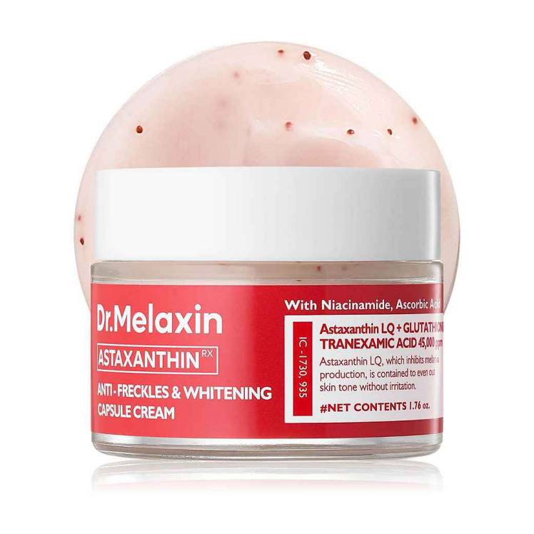 کرم کپسولی ضد لک آستاگزانتین و ترانگزامیک اسید دکتر ملاکسین روشن کننده قوی پوست Dr.Melaxin TX-Astaxanthin Anti-Dark Spot