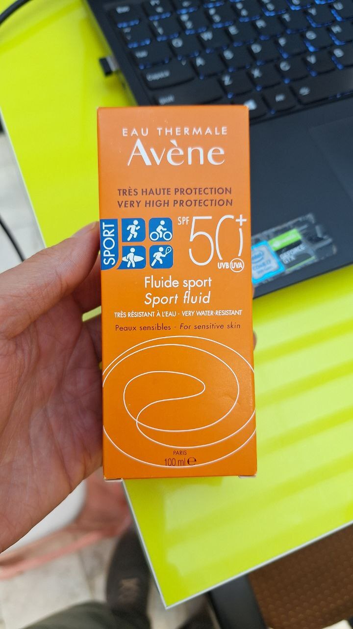  کرم ضد آفتاب مدل فلوئید اسپرت حجم 100 میل اون Avene Fluid Sport 50 Plus 