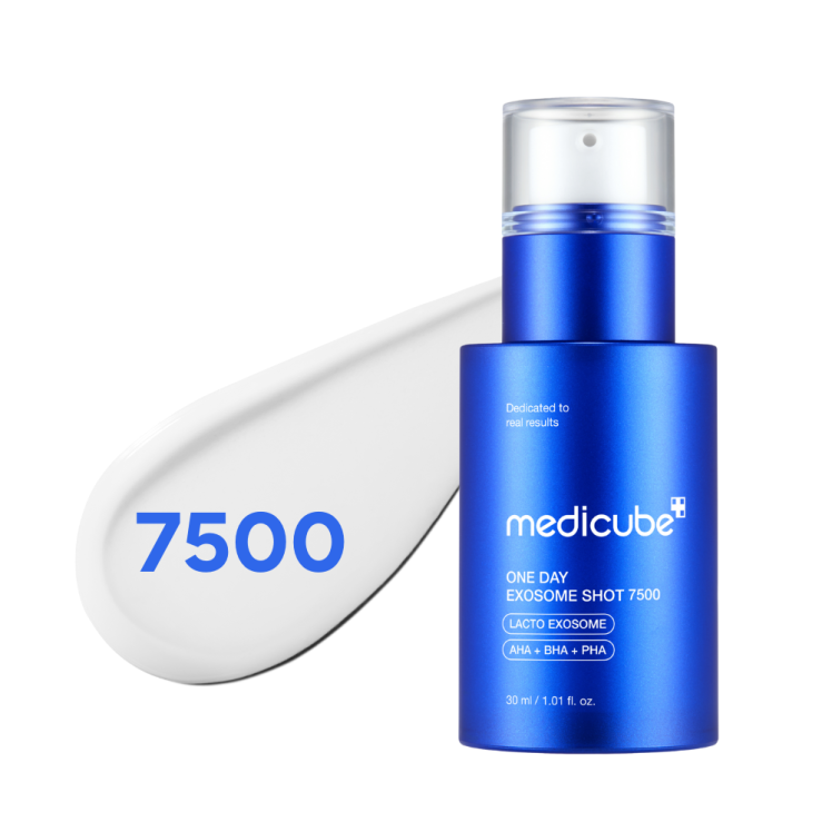 سرم لایه بردار و باز سازی کننده اگزوزوم شات 7500 مدی کیوب | medicube One Day Exosome Shot 7500
