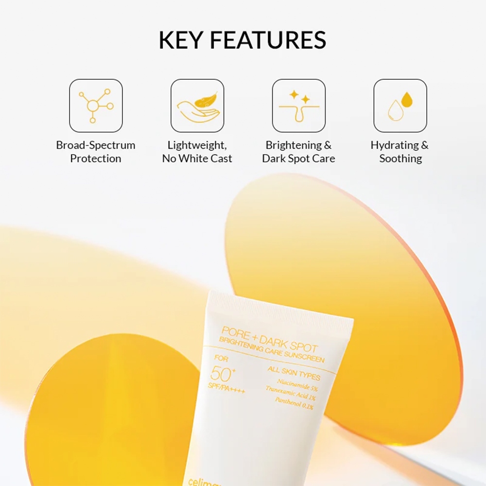 ضد آفتاب ضد لک و کنترل منافذ سلیمکس Celimax Pore + Dark Spot Brightening Care Sunscreen