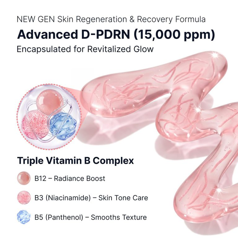  آمپول ویتامینه PDRN سانگ بون ادیتور روشن کننده و جوانساز پوست SUNGBOON EDITOR PDRN Pink Vitamin Glow Boosting Ampoule 