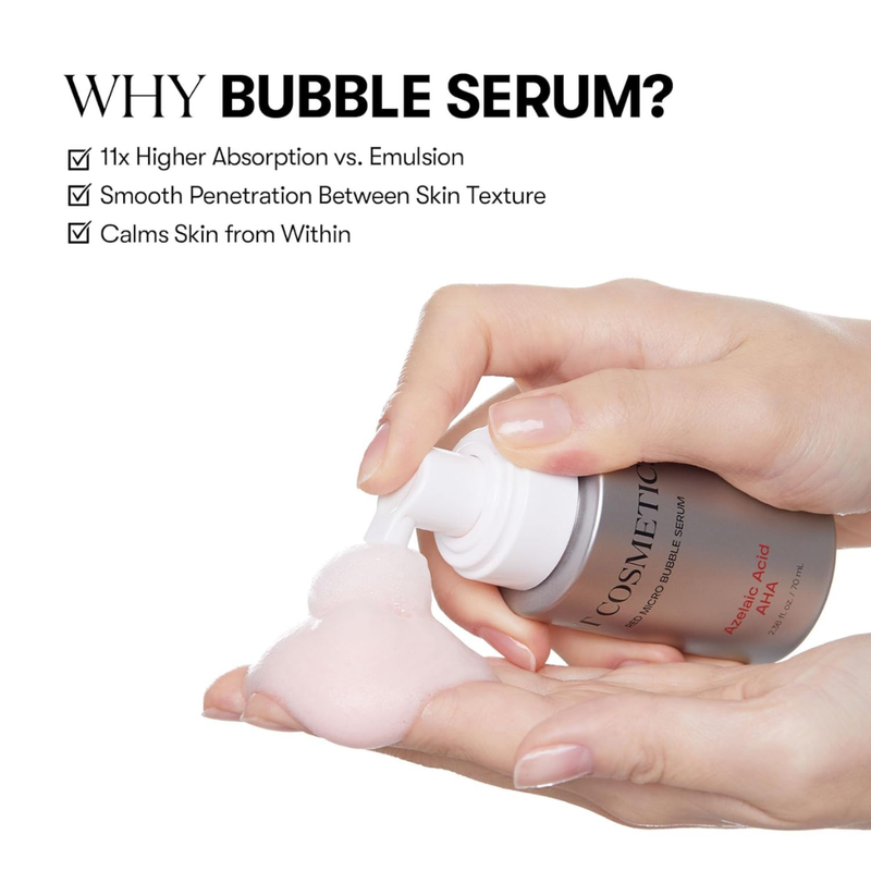 سرم میکرو بابل آزلایک اسید و AHA وی تی VT AZ AHA Red Micro Bubble Serum 