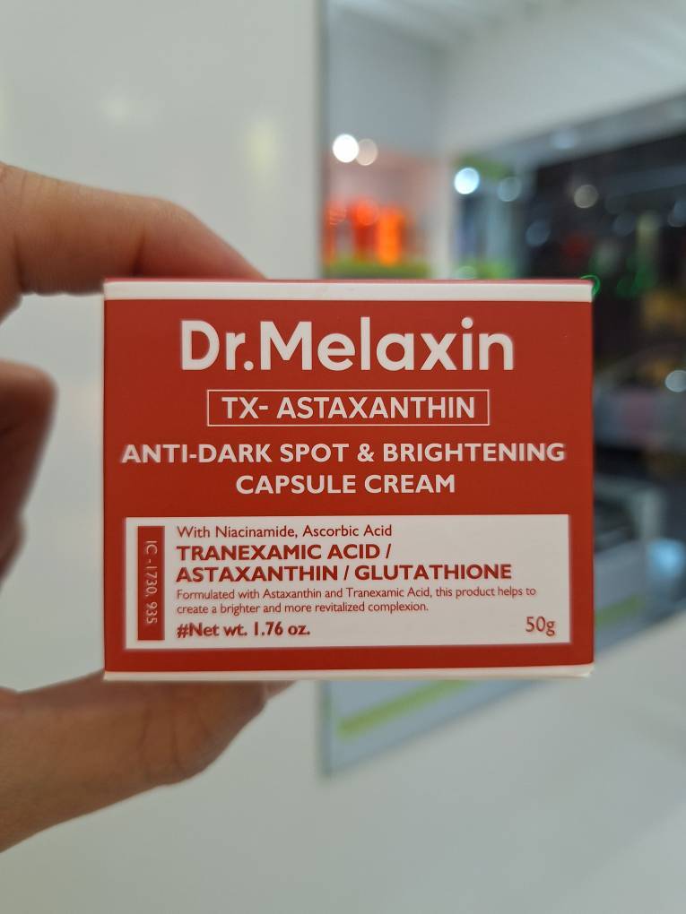  کرم کپسولی ضد لک آستاگزانتین و ترانگزامیک اسید دکتر ملاکسین روشن کننده قوی پوست Dr.Melaxin TX-Astaxanthin Anti-Dark Spot 