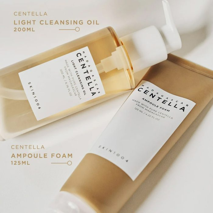  پک دوتایی شوینده روغنی و فوم آمپولی س نتلا ماداگاسکار اسکین 1004 SKIN1004 Madagascar Centella Double Cleansing Duo 