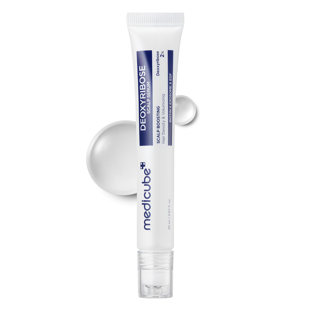  سرم خنک کننده، ضد ریزش و تقویت کننده ریشه مو دئوکسی ریبوز 2 درصد مدی کیوب medicube Deoxyribose Scalp Serum 