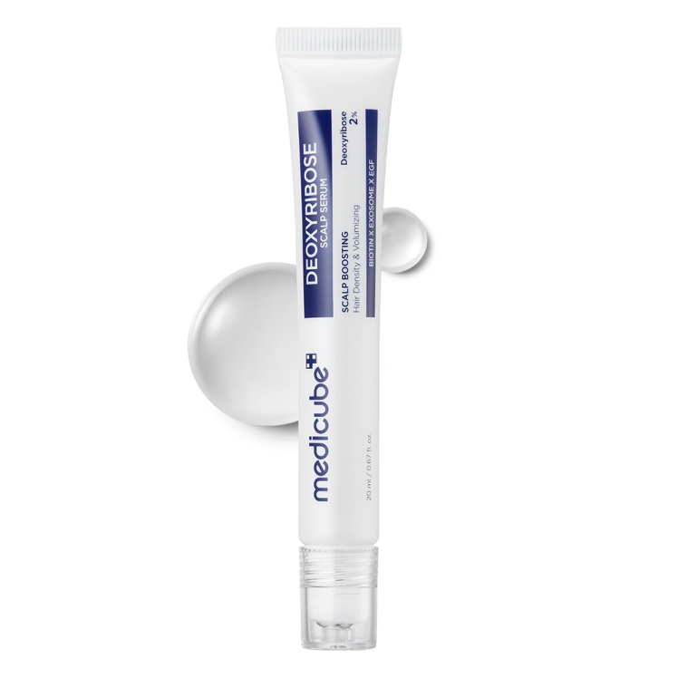 سرم خنک کننده، ضد ریزش و تقویت کننده ریشه مو دئوکسی ریبوز 2 درصد مدی کیوب medicube Deoxyribose Scalp Serum