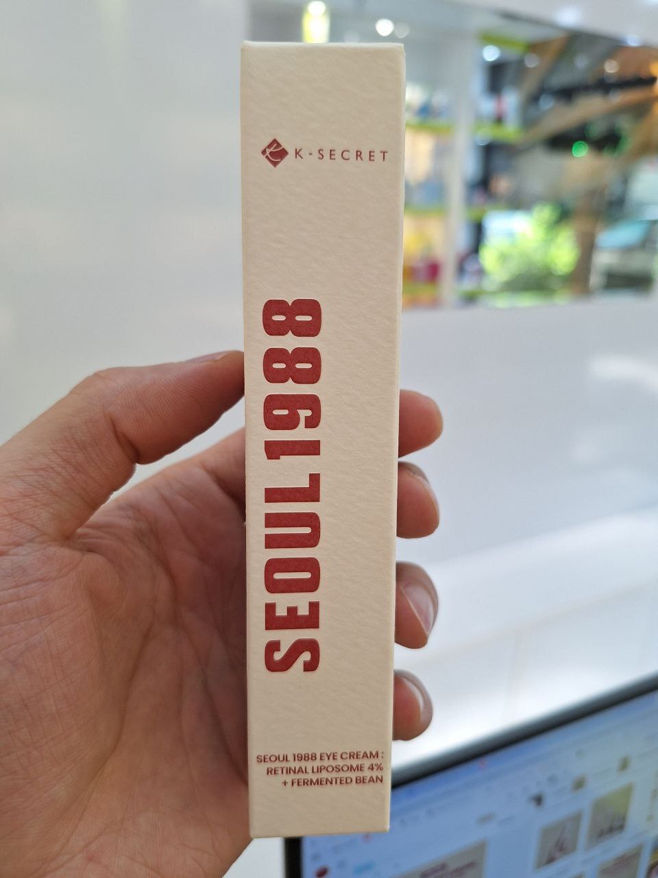  دور چشم جوانساز و ضدچروک Retinal liposome 4% و لوبیا سئول Seoul 1988 حجم 30میل 