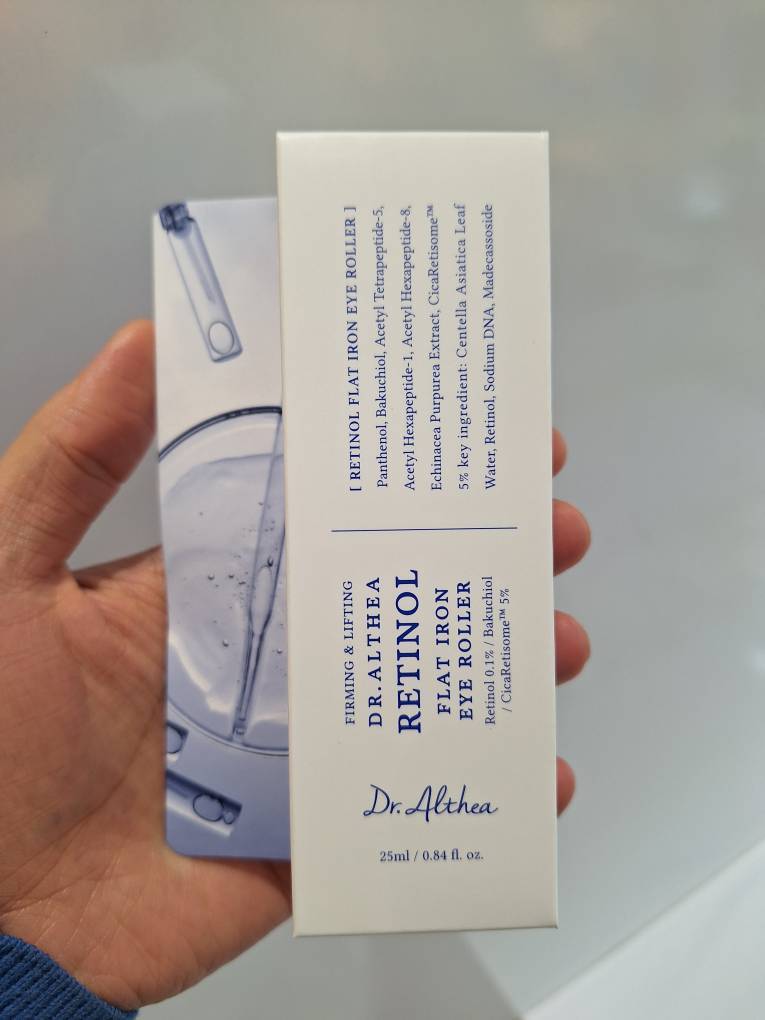  دور چشم رولی رتینول دکتر التیا ضد چروک و جوانساز پوست Dr.Althea Retinol Flat Iron Eye Roller 