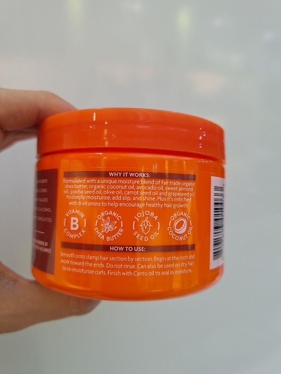 کرم فرکننده نارگیل شی باتر کنتو Cantu Coconut Curling Cream with Shea Butter