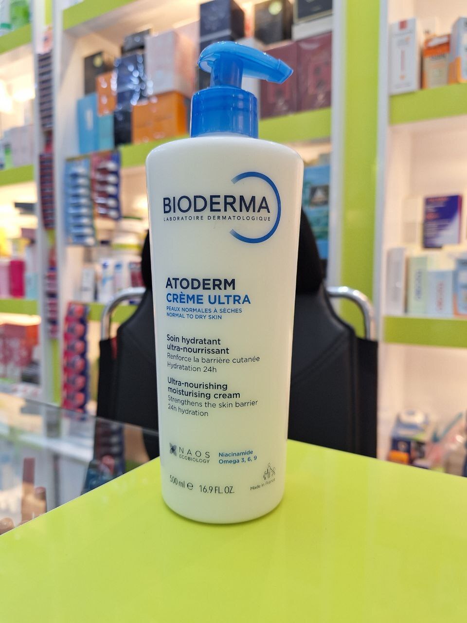 کرم مرطوب کننده صورت و بدن اتودرم بایودرما 500 میل طرح جدید