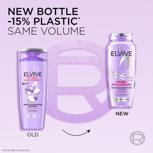  شامپو لورآل سری ELSEVE حاوی هیالورونیک اسید مناسب موهای خشک 300 میلی لیتر 