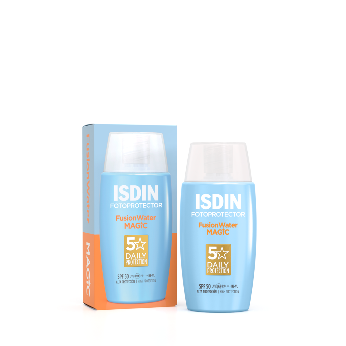  ضد آفتاب ایزدین Isdin فیوژن واتر آنتی اکسیدان مدل مجیک Magic 