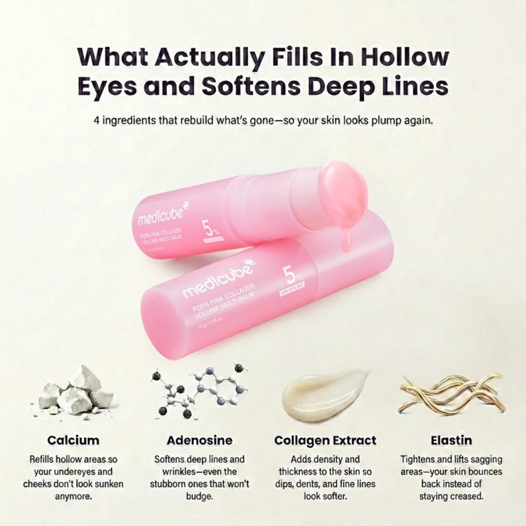  مولتی بالم PDRN و کلاژن مدی کیوب ضد چروک، ترمیم کننده و لیفت کننده پوست Medicube PDRN Pink Collagen Volume Multi Balm 