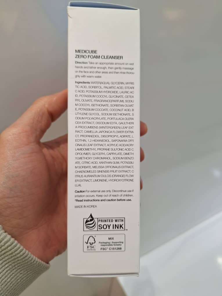  فوم شوینده زیرو مدی کیوب Medicube Zero Foam Cleanser 120g 