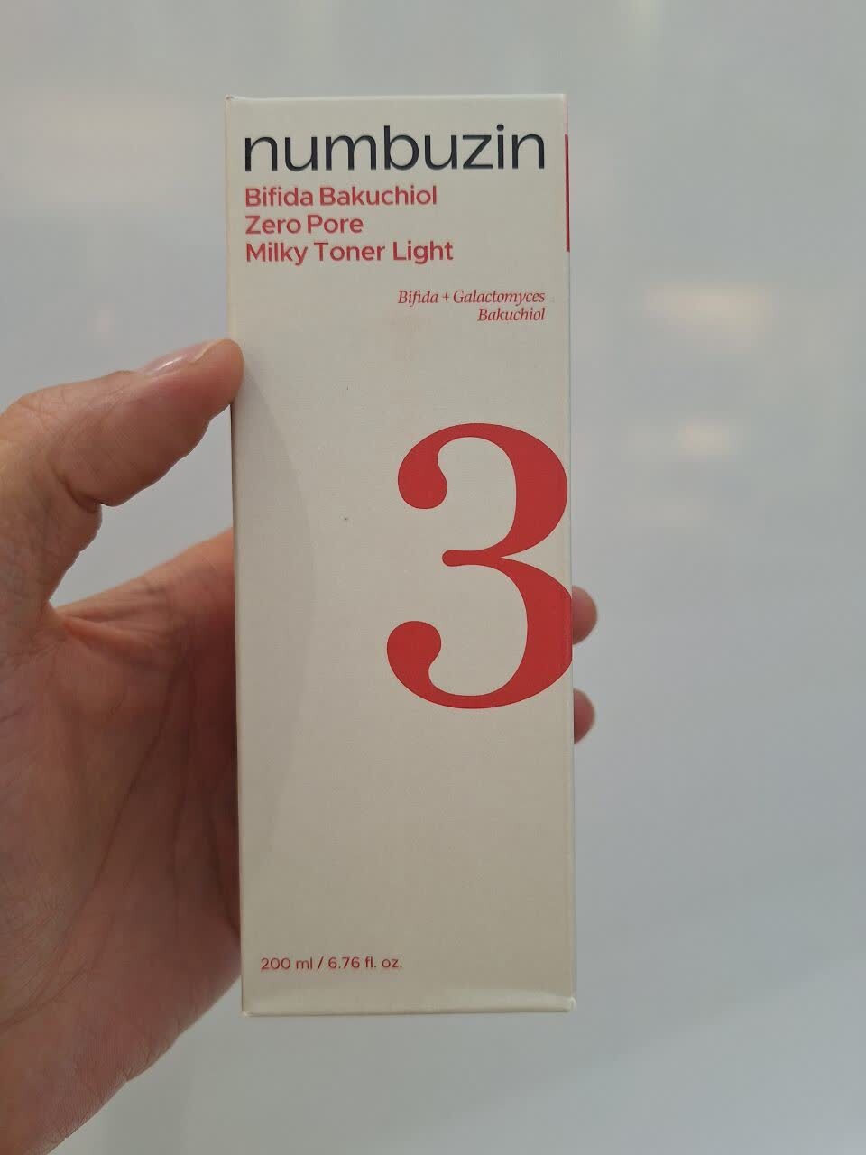 تونر شیری سبک نامبوزین شماره ۳ بیفیدا و باکوچیول (Zero Pore Milky Toner Light)