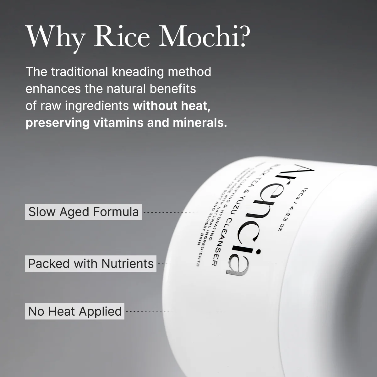 Arencia Black Tea Rice Mochi Cleanser پاک کننده موچی چای سیاه آرنسیا 120 گرم