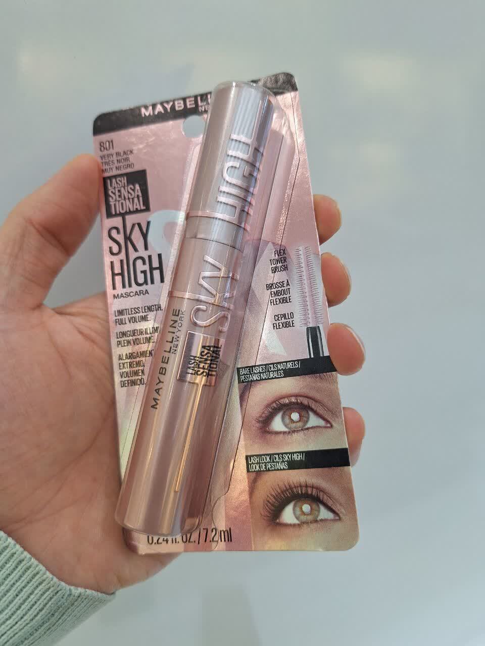  Maybelline Sky High Volume Mascara ریمل حجم دهنده و بلند کننده اسکای های میبلین 