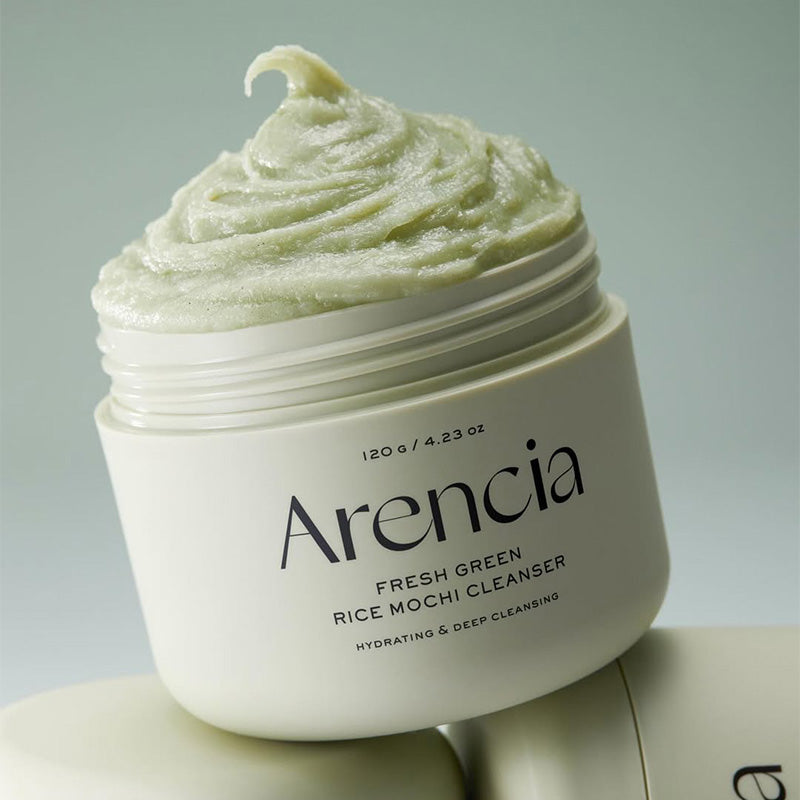 پاک کننده عمقی موچی برنج و چای سبز آرنسیا تسکین دهنده و کنترل چربی پوست Arencia Fresh Green Rice Mochi Cleanser