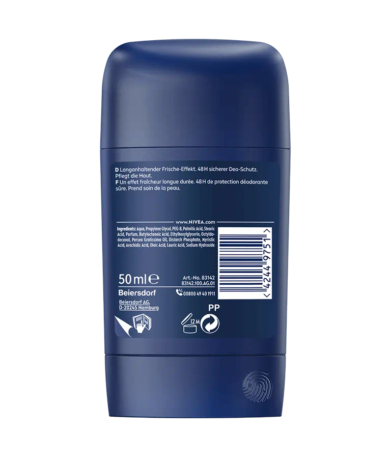 دئودورانت نیویا من فرش اکتیو NIVEA MEN Fresh Active Stick 
