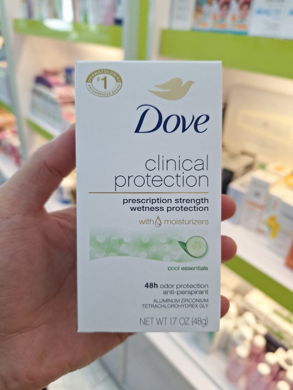  مام کلینیکال کرمی خیار داو Dove Clinical Protection Cool Essentials 