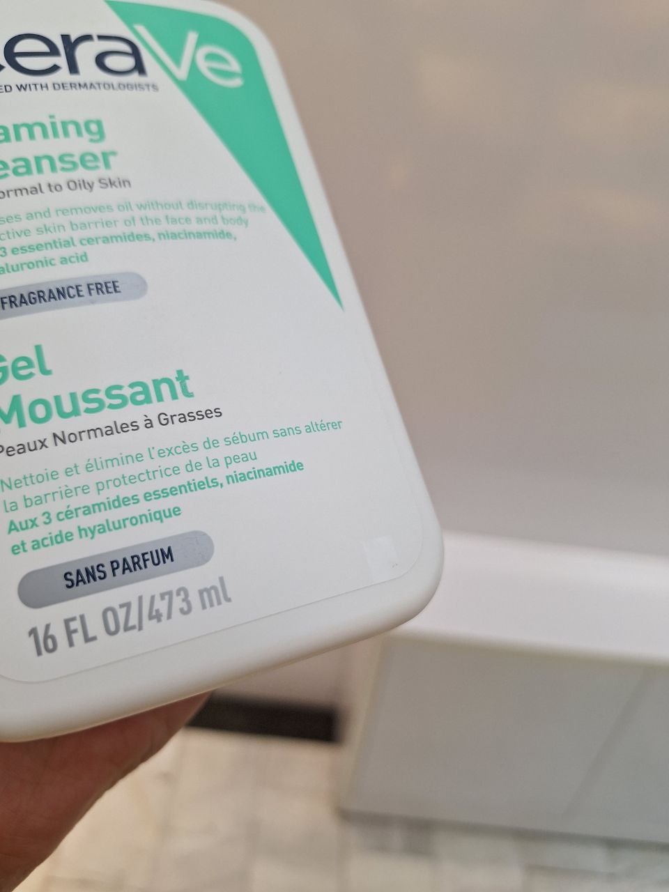  فوم شوینده سراوی Cerave پوست نرمال تا چرب اصل 473 میل 