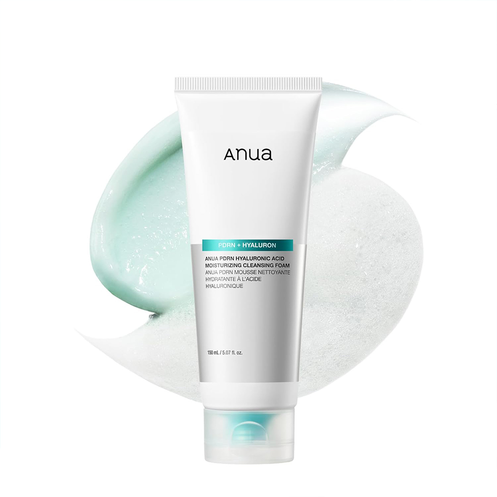  فوم شوینده ملایم PDRN و هیالورونیک اسید آنوا آبرسان و تقویت سد دفاعی پوست Anua PDRN Hyaluronic Acid Moisturizing Cleansi 