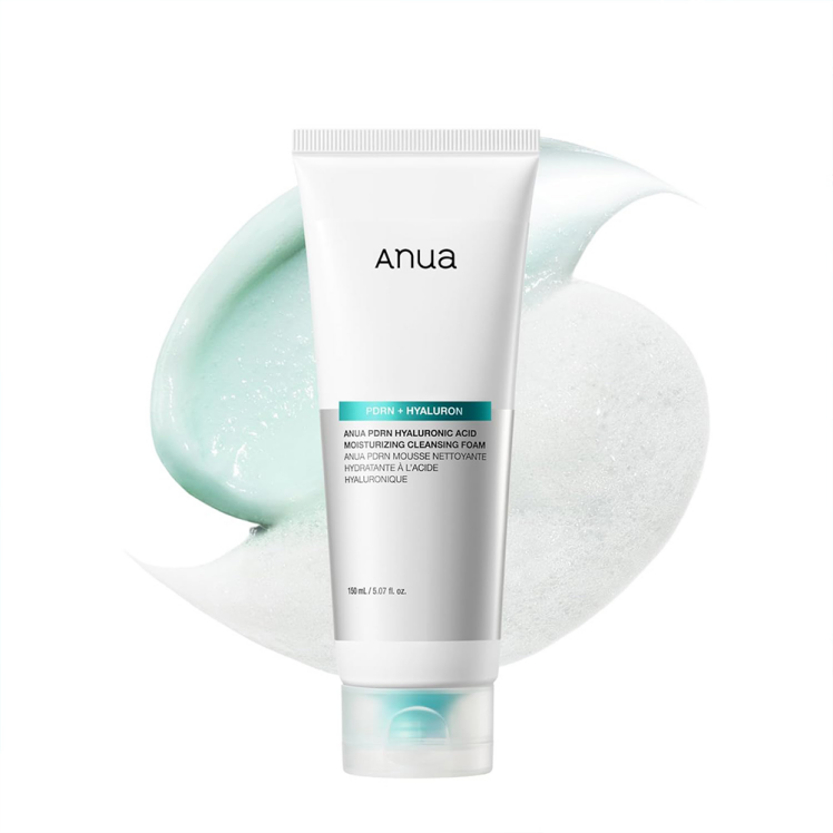 فوم شوینده ملایم PDRN و هیالورونیک اسید آنوا آبرسان و تقویت سد دفاعی پوست Anua PDRN Hyaluronic Acid Moisturizing Cleansi