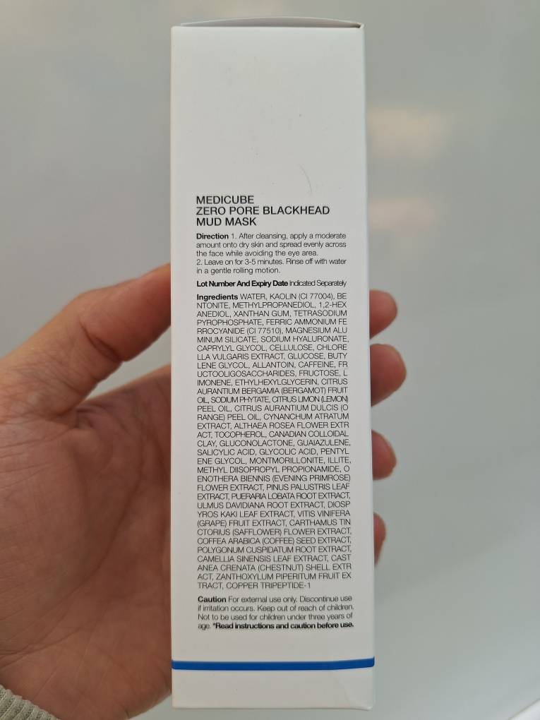  ماسک کنترل منافذ و ضدجوش سرسیاه مدی کیوب Medicube Zero Pore Blackhead Mud Mask 