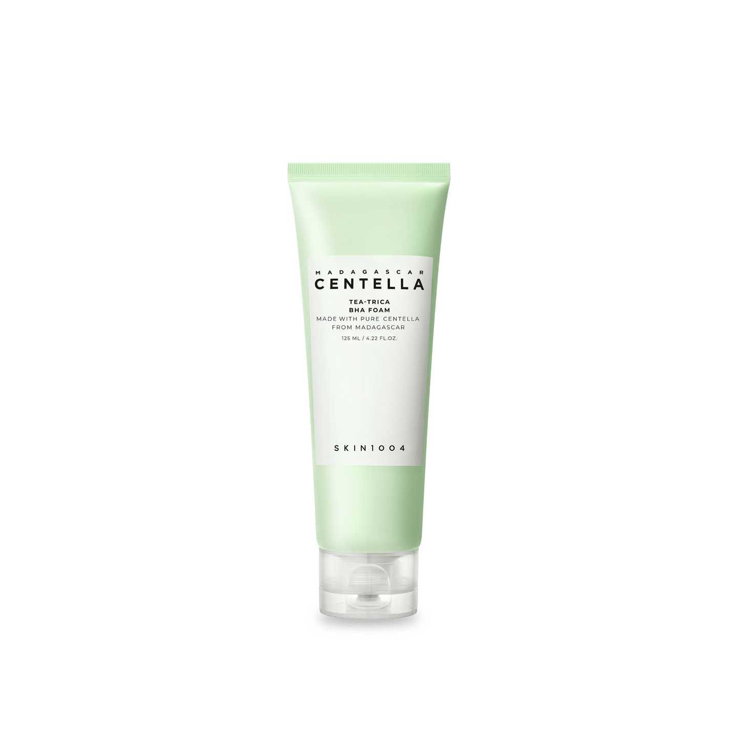  فوم شوینده ضدجوش و لایه بردار چای سبز ماداگاسکار سنتلا SKIN1004 Madagascar Centella Tea Trica BHA Foam 