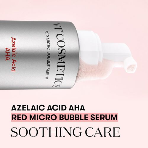  سرم میکرو بابل آزلایک اسید و AHA وی تی VT AZ AHA Red Micro Bubble Serum 