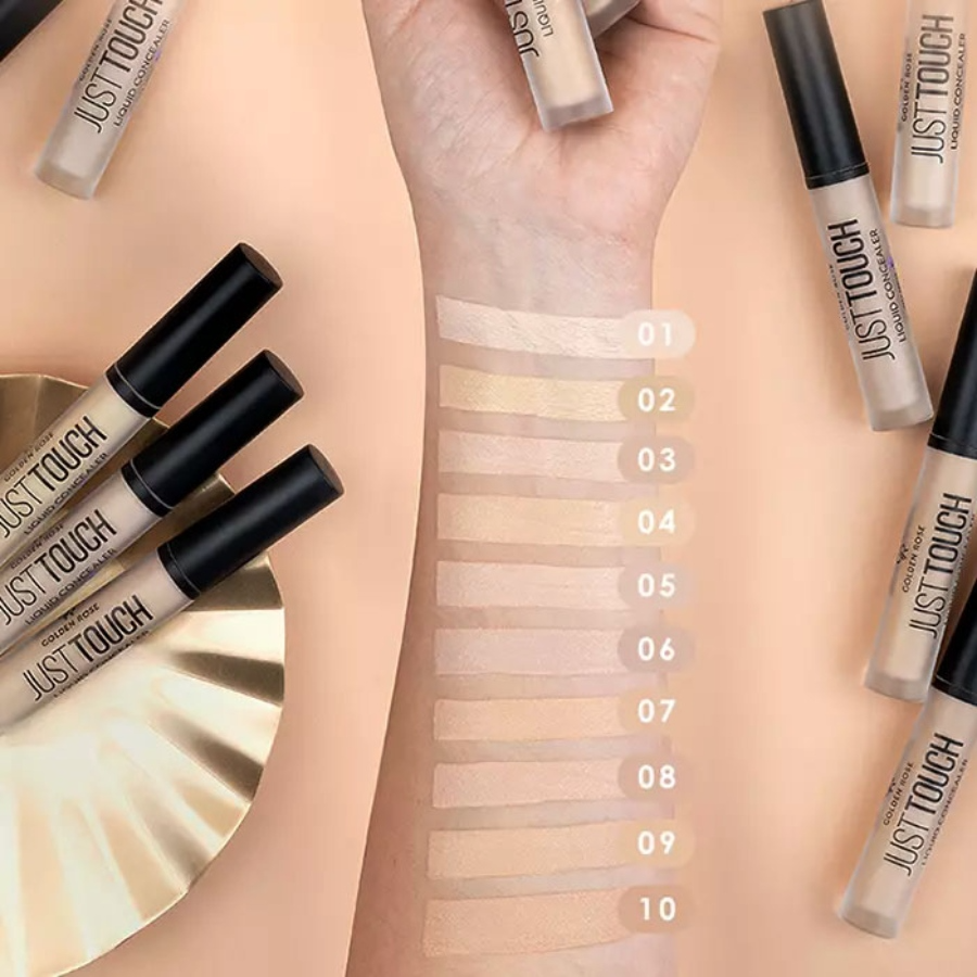  کانسیلر مایع گلدن رز مدل Just Touch 