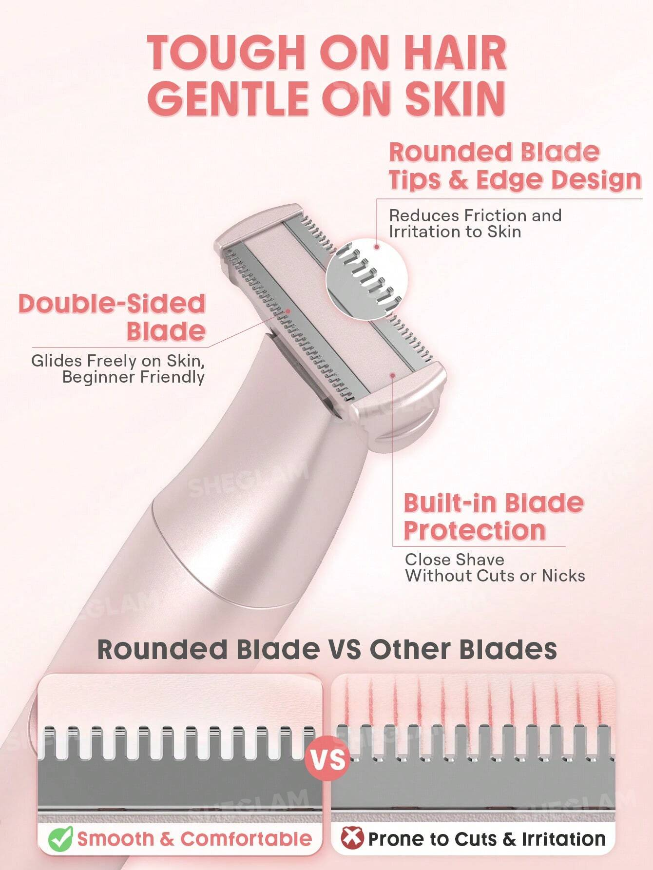  شیور بدن شیگلم مدل Smooth Moves Single-Blade Electric Razor 