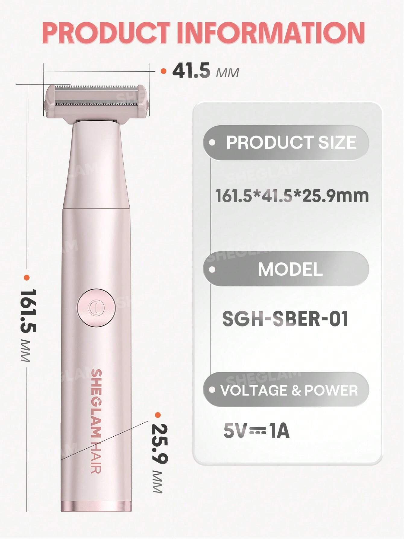  شیور بدن شیگلم مدل Smooth Moves Single-Blade Electric Razor 