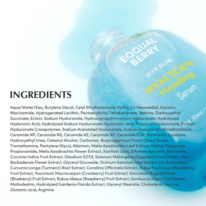 سرم آبرسان و تسکین دهنده هیالتوئین اکوال بری EQQUALBERRY Hyaltoin Flooding Serum
