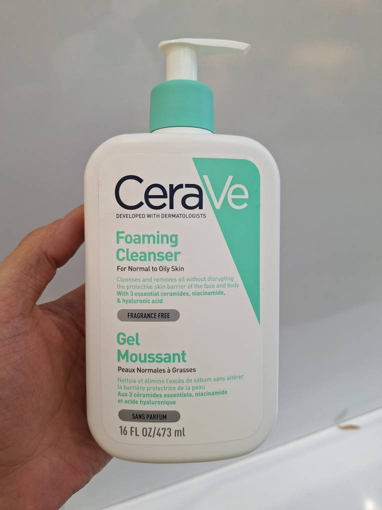  فوم شوینده سراوی Cerave پوست نرمال تا چرب اصل طرح جدید 473 میل 
