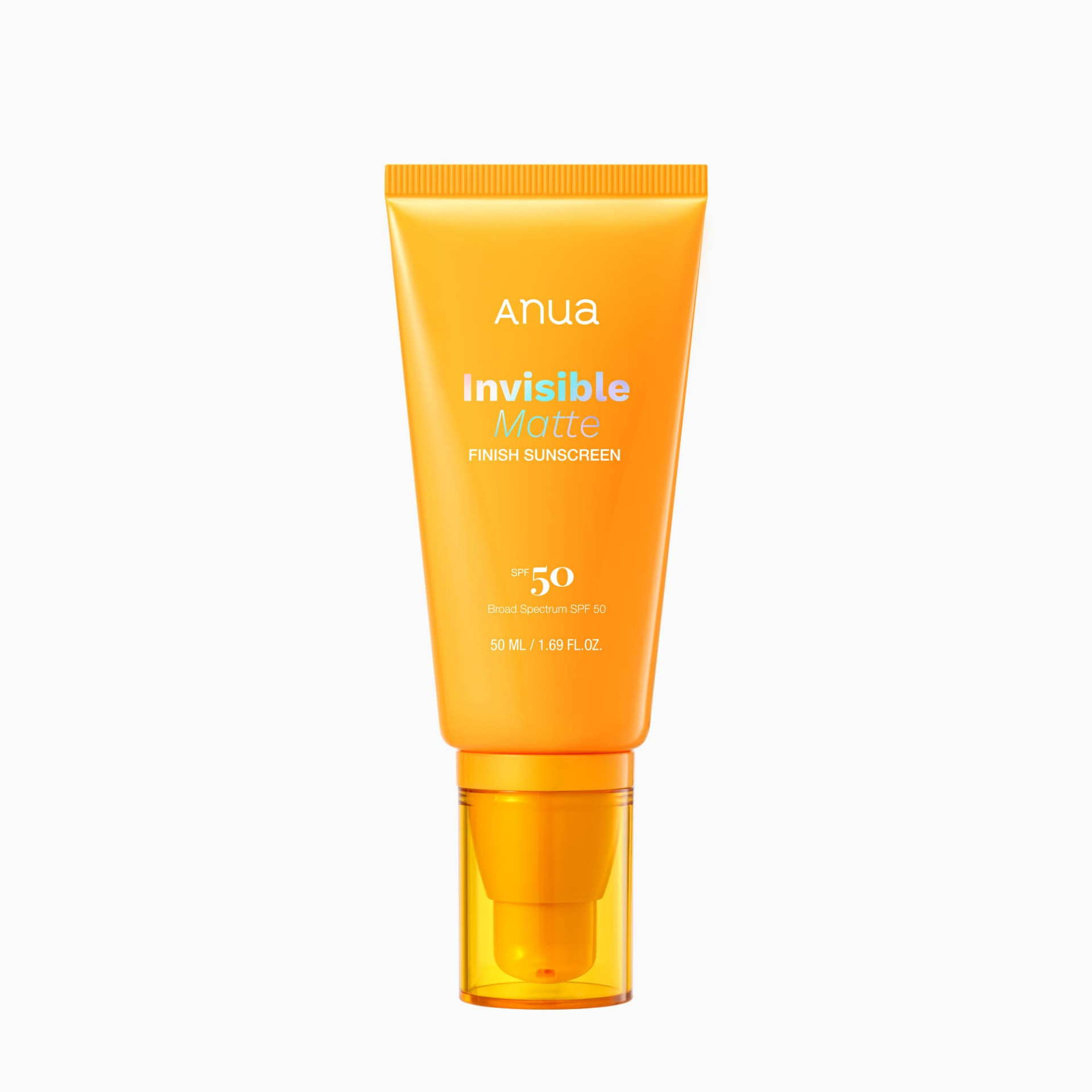 ضد آفتاب بی رنگ با فینیش مات SPF50 آنوا مدل Invisible Matte